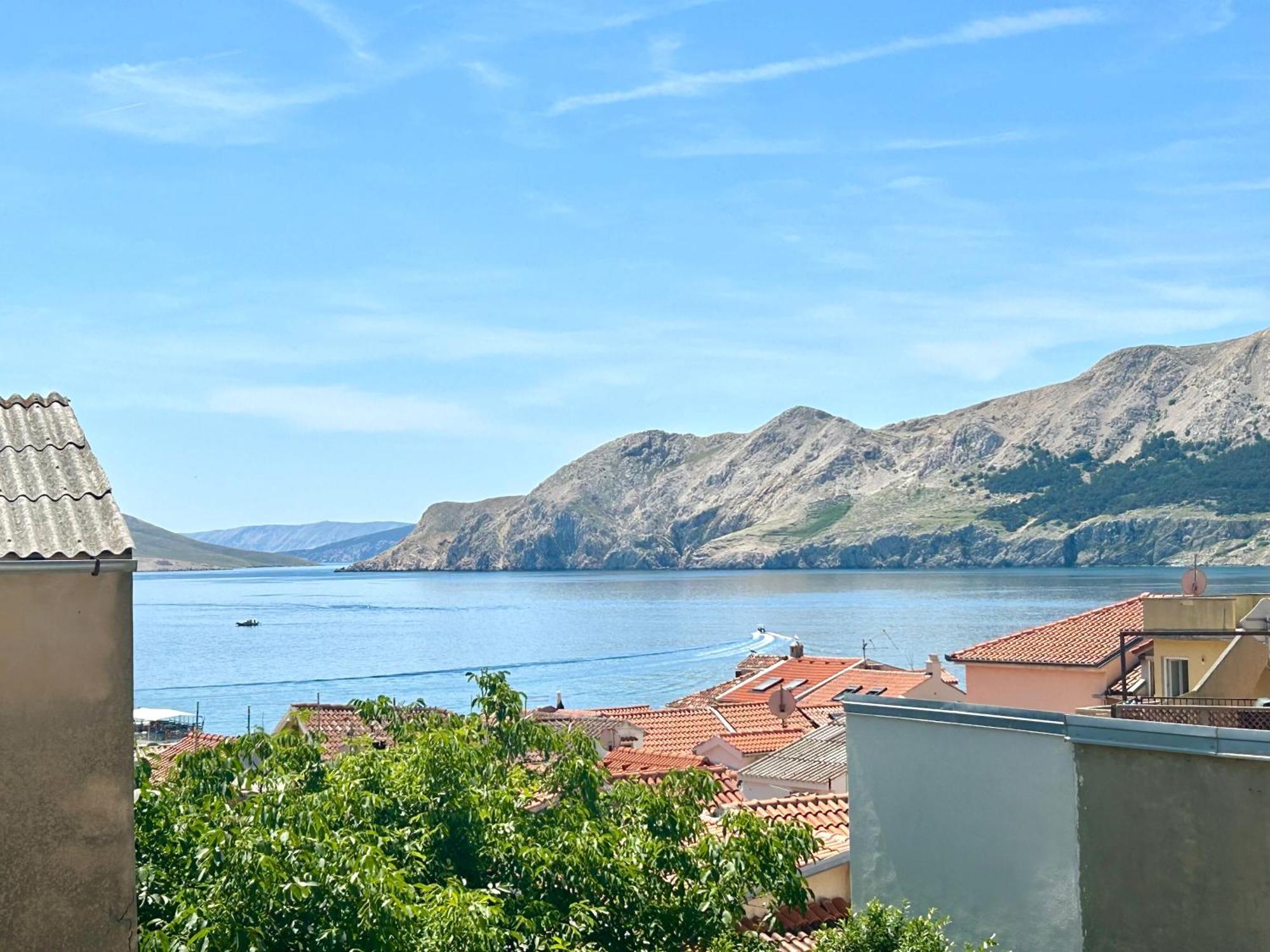 Studio Neven With Sea View Baška Eksteriør bilde